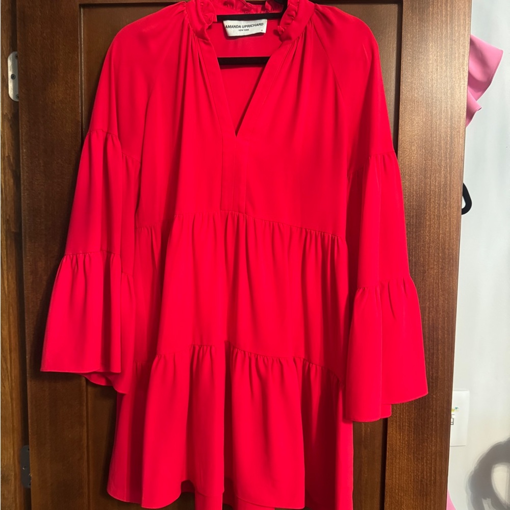 Amanda Uprichard Lipstick Red Dress